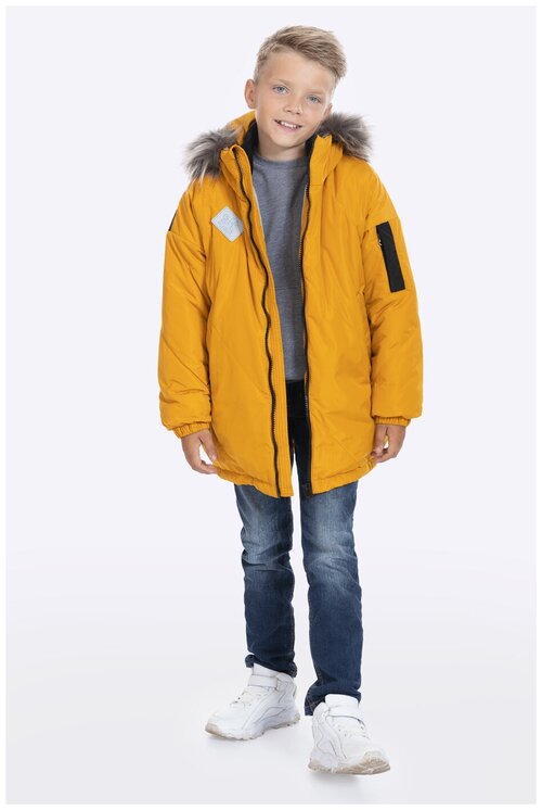 Куртка Шалуны, размер 38, 152, желтый