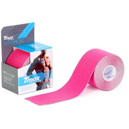 фото Кинезио тейп синтетика tmax rayon base tape 5cm x 5m, розовый