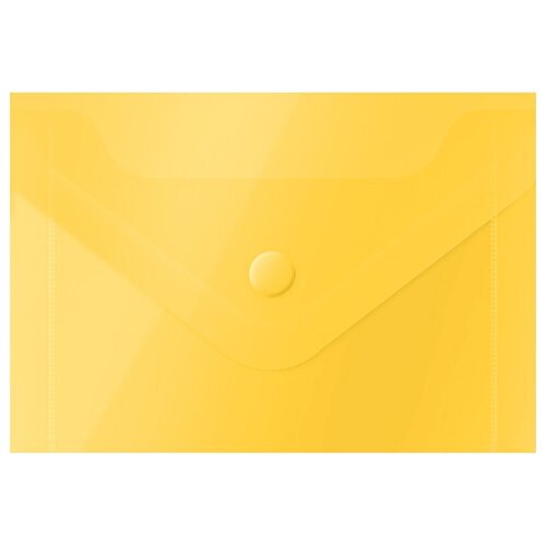 OfficeSpace Папка-конверт на кнопке OfficeSpace, А7 (74*105мм), 150мкм, желтая, 40 шт. папка конверт на кнопке officespace а7 74 105мм 150мкм пластик полупрозрачная синяя