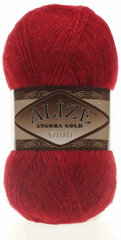 Пряжа Alize Angora Gold simli красный (106), 75%акрил/20%шерсть/5%метанит, 500м, 100г, 1шт