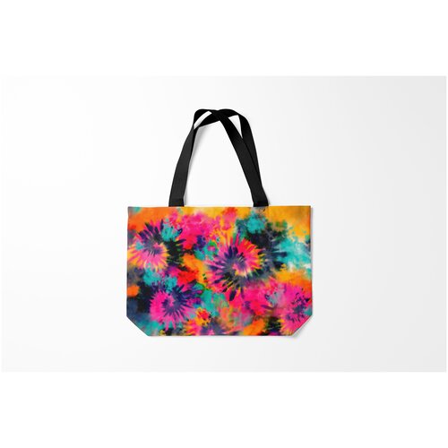 фото Сумка-шоппер / 46х35 см / популярные иллюстрации / хиппи burnettie