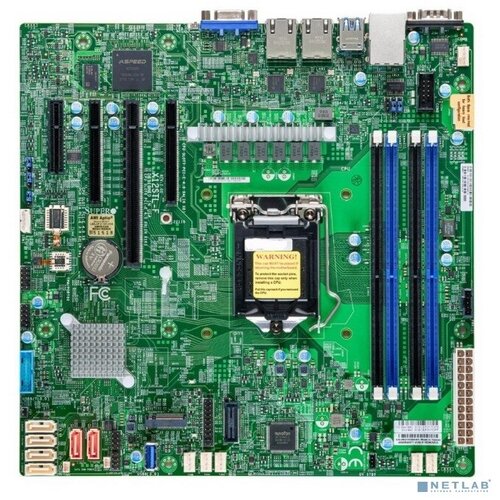Supermicro Материнская плата Supermicro MBD-X12STL-F-B mATX uATX LGA 1200 6022800₽