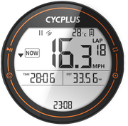 Беспроводной GPS велокомпьютер Cycplus M2, 19 функций (совместим с датчиками: скорости, каденса, мощности, пульса)