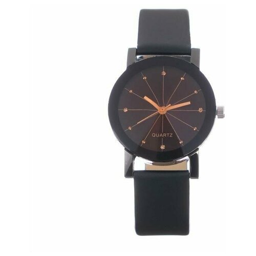 фото Наручные часы noname часы наручные женские "грань", d=3.1 см, черные, черный