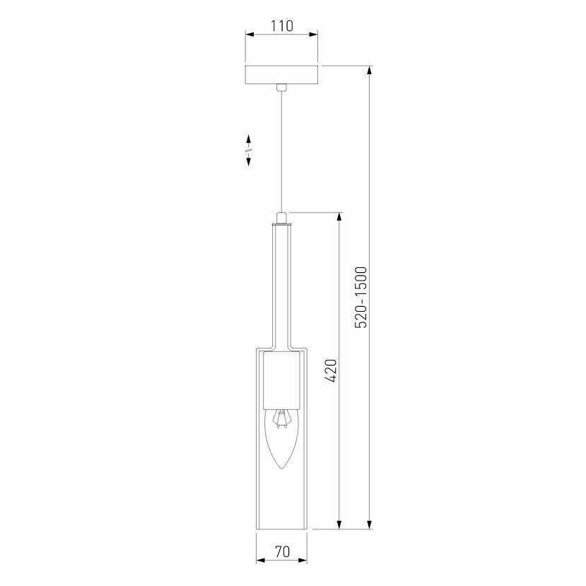 Светильник Eurosvet GRAF 50226/1 дымчатый 4690389180026 - фото №6