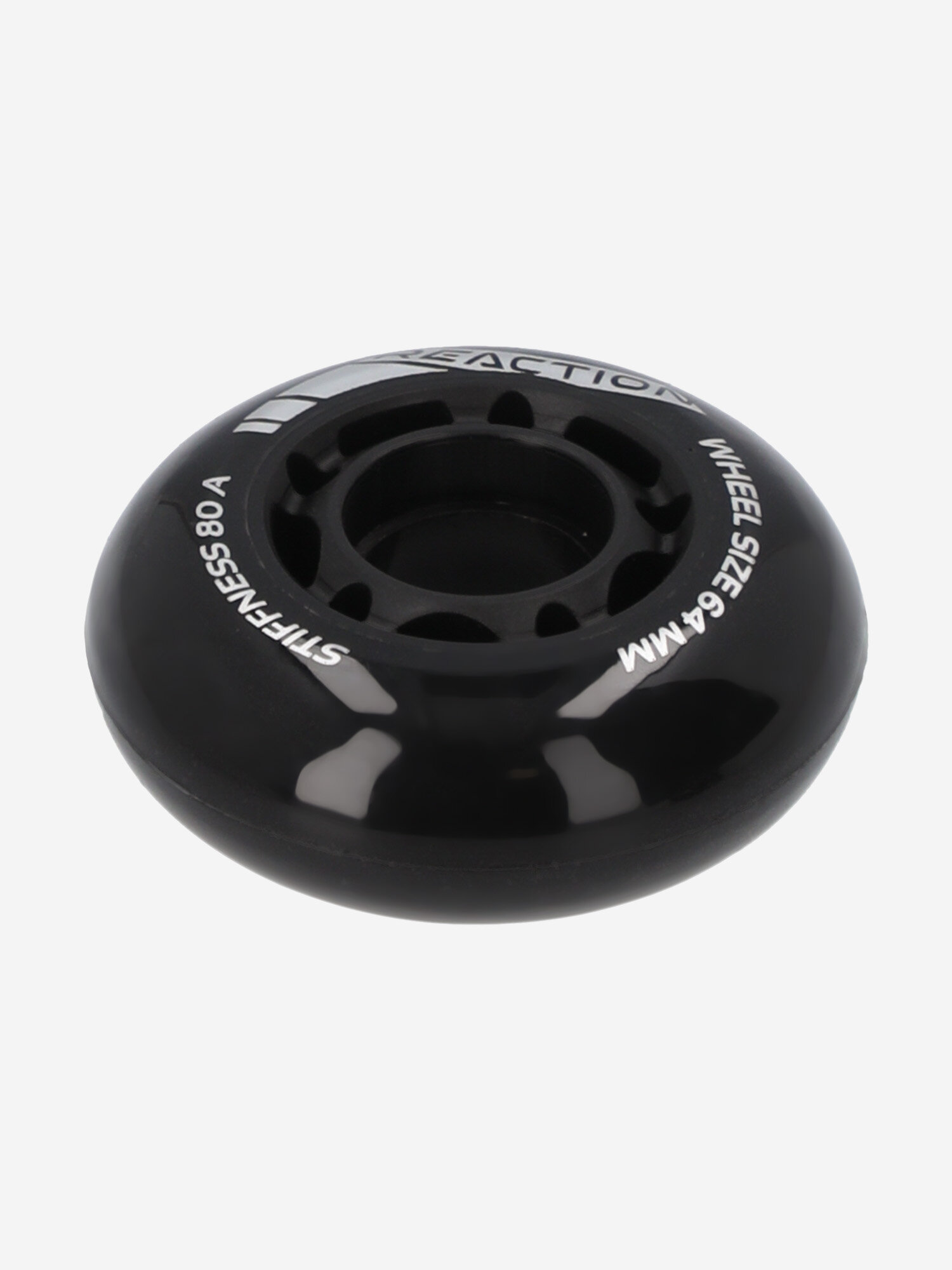 Набор колес для роликов детский Reaction 64 мм, 80А, 4 шт Черный; RUS: Б/р, Ориг: one size