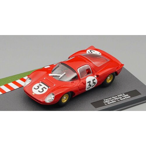 Масштабная модель 1/43 Ferrari Dino 206 1000 km Monza 1966 L. Bandini - L. Scarfiotti