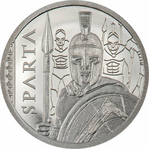 Монета серебряная Острова Кука 5 долларов 2023 Спарта монета серебряная острова кука 5 долларов 2023 метеорит тенхэм