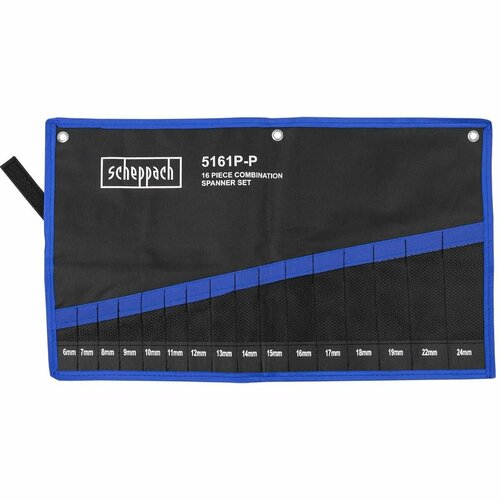 Органайзер тканевый для набора ключей 16пр Scheppach Sch-5161P-P 615₽