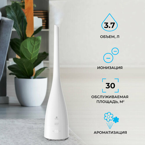Увлажнитель воздуха ультразвуковой ROYAL CLIMA LAURO PRO RUH-LRP32037E-WT белый 5790₽