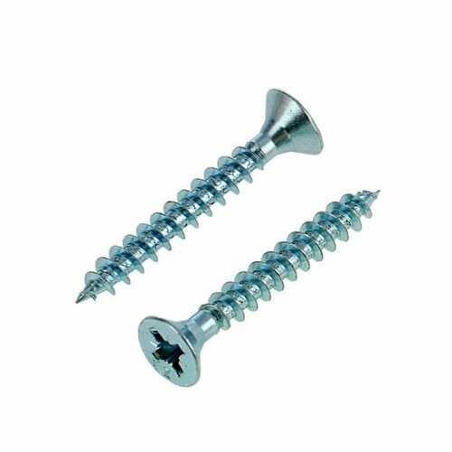 Саморез универсальный 3х25 белый цинк, 400 шт