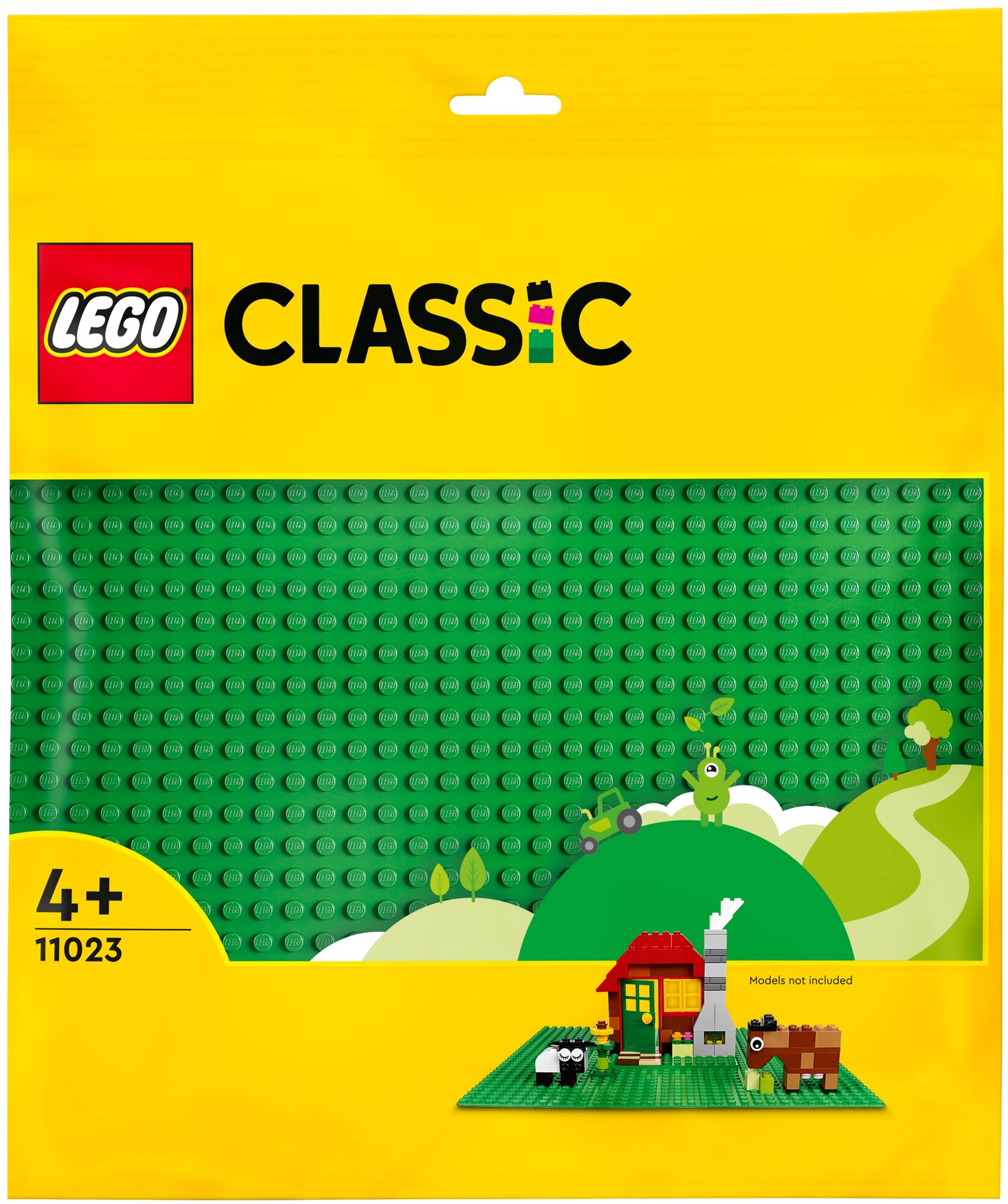 Детали LEGO Classic 11023 Зелёная базовая пластина, 1 дет.
