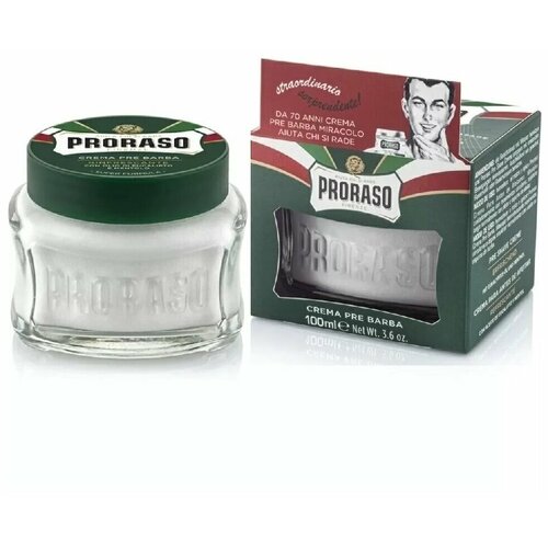 фото Proraso крем до бритья эвкалипт и ментол refreshing pre shave cream 100 мл