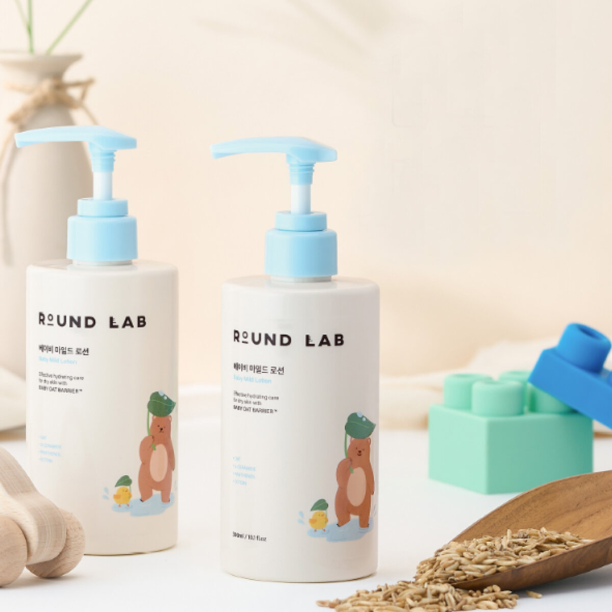 Картинки ROUND LAB Детский увлажняющий лосьон для тела / Baby Mild Lotion, 300 мл