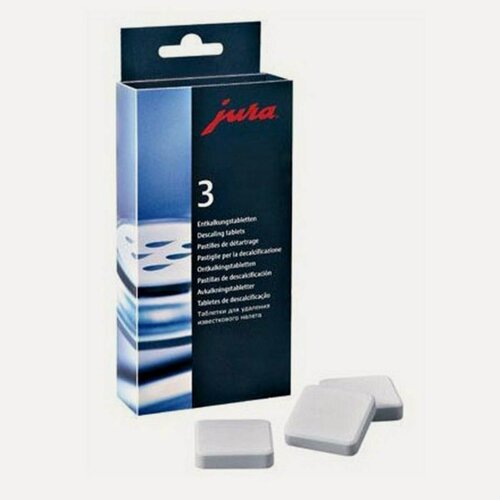 Изображение товара Очищающие таблетки Jura 61848 для кофемашин, от накипи, 3шт.