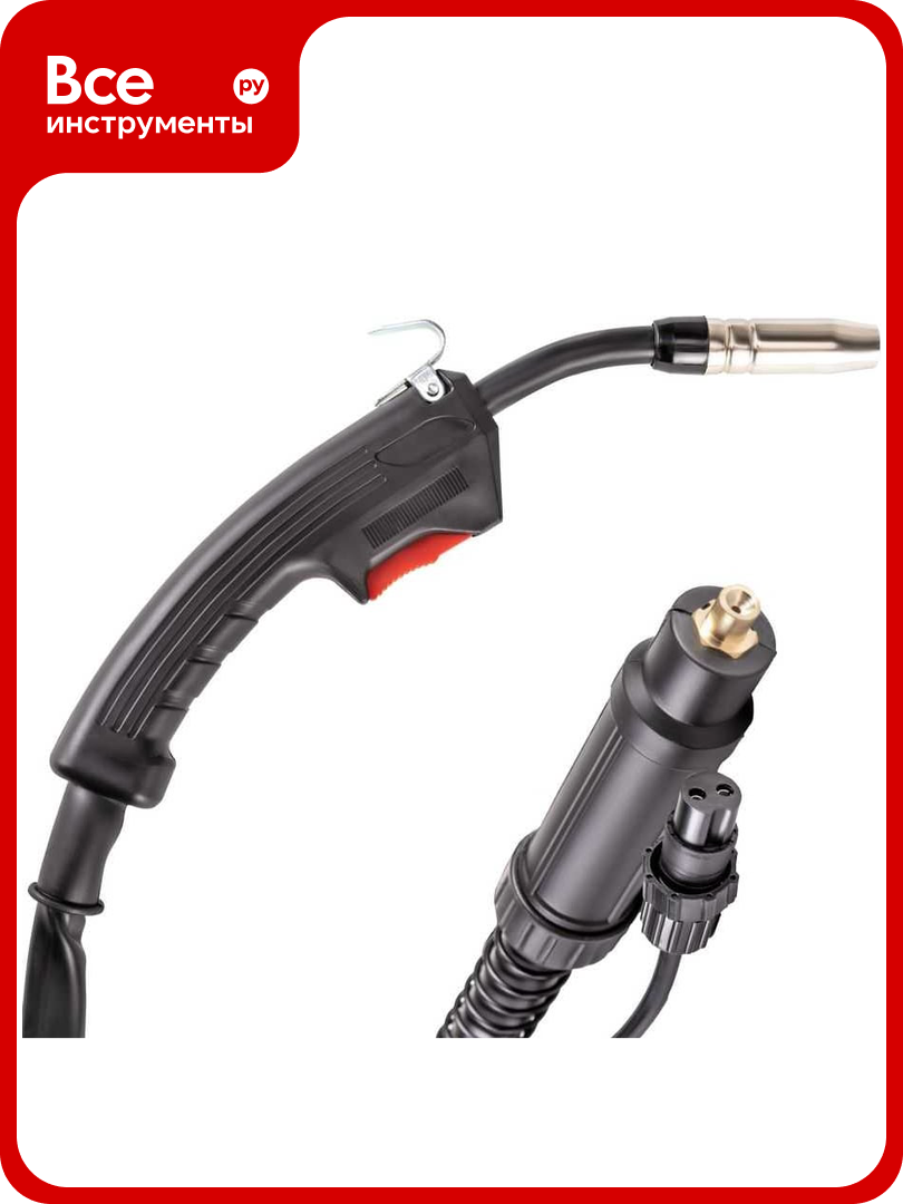 Горелка сварочная Инсвартех MIG 14АК для порошковой проволоки без клапана 2.8м IST0105