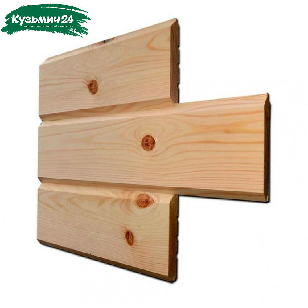 Имитация бруса Сорт ВС Хвоя 16х136х4000 мм в упаковке 1 штука