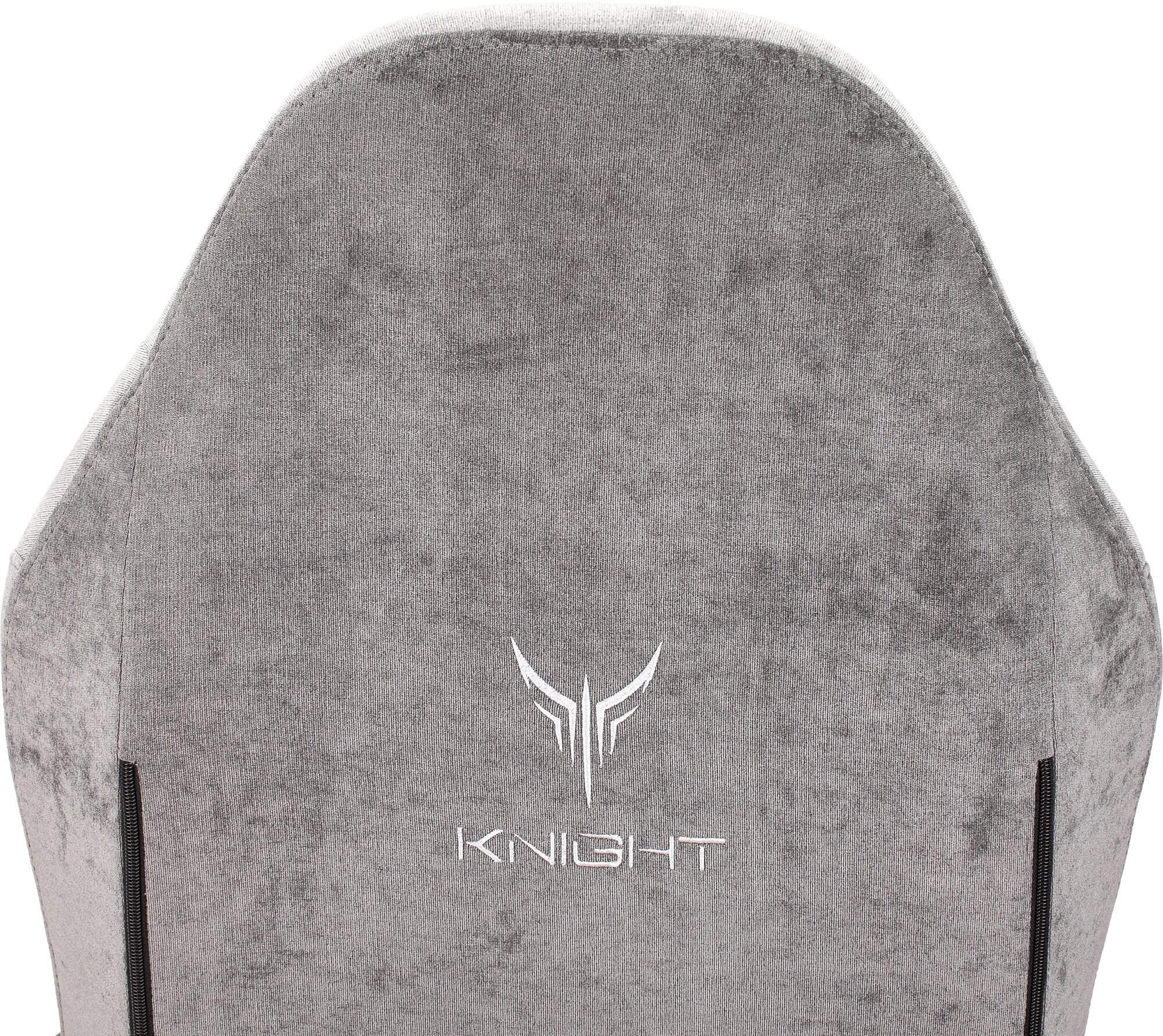 Кресло игровое KNIGHT N1, на колесиках, ткань, серый [knight ] - фото №20