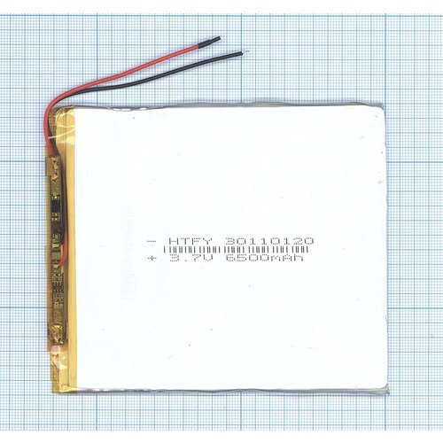 Аккумулятор Li-Pol батарея 3110120мм 2pin 37V6500mAh 1650₽