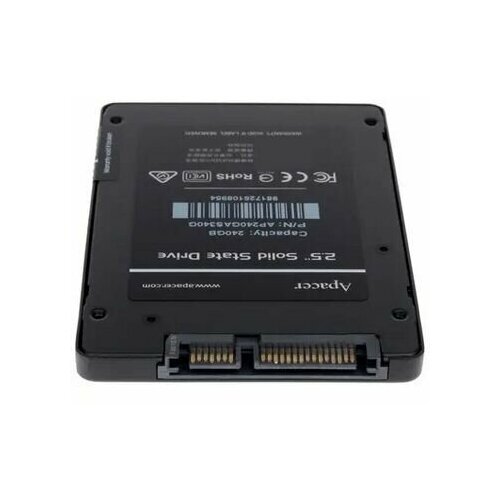 240 ГБ 25 SATA накопитель Apacer AS340 PANTHER AP240GAS340G-1 224600₽