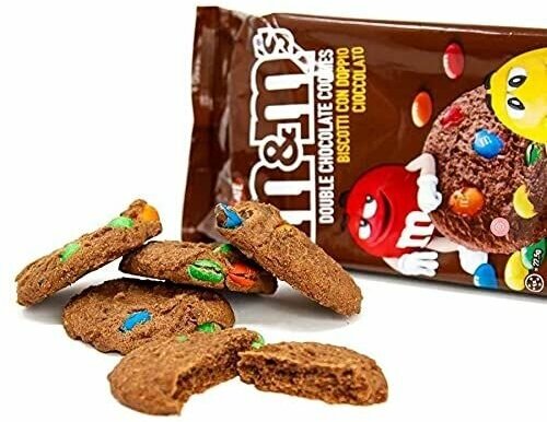 Печенье M&Ms Double Chokolate Cookies / М&Мс Дабл Чоколейт кукис 180 г. (Великобритания) - фотография № 6