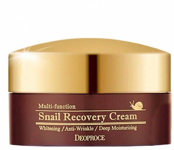 DEOPROCE SNAIL RECOVERY CREAM Восстанавливающий крем для лица с муцином улитки