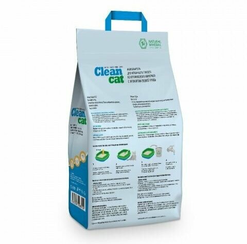 Clean Cat Наполнитель впитывающий кремниевый с ароматом свежей травы, 9,2 л - фото №2