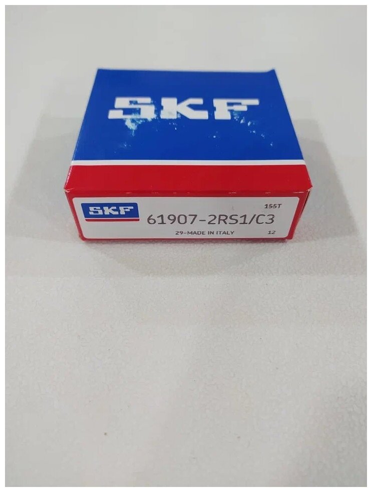 Подшипник SKF 61907-2RS1/C3 шариковый радиальный однорядный 35*55*10/0,079