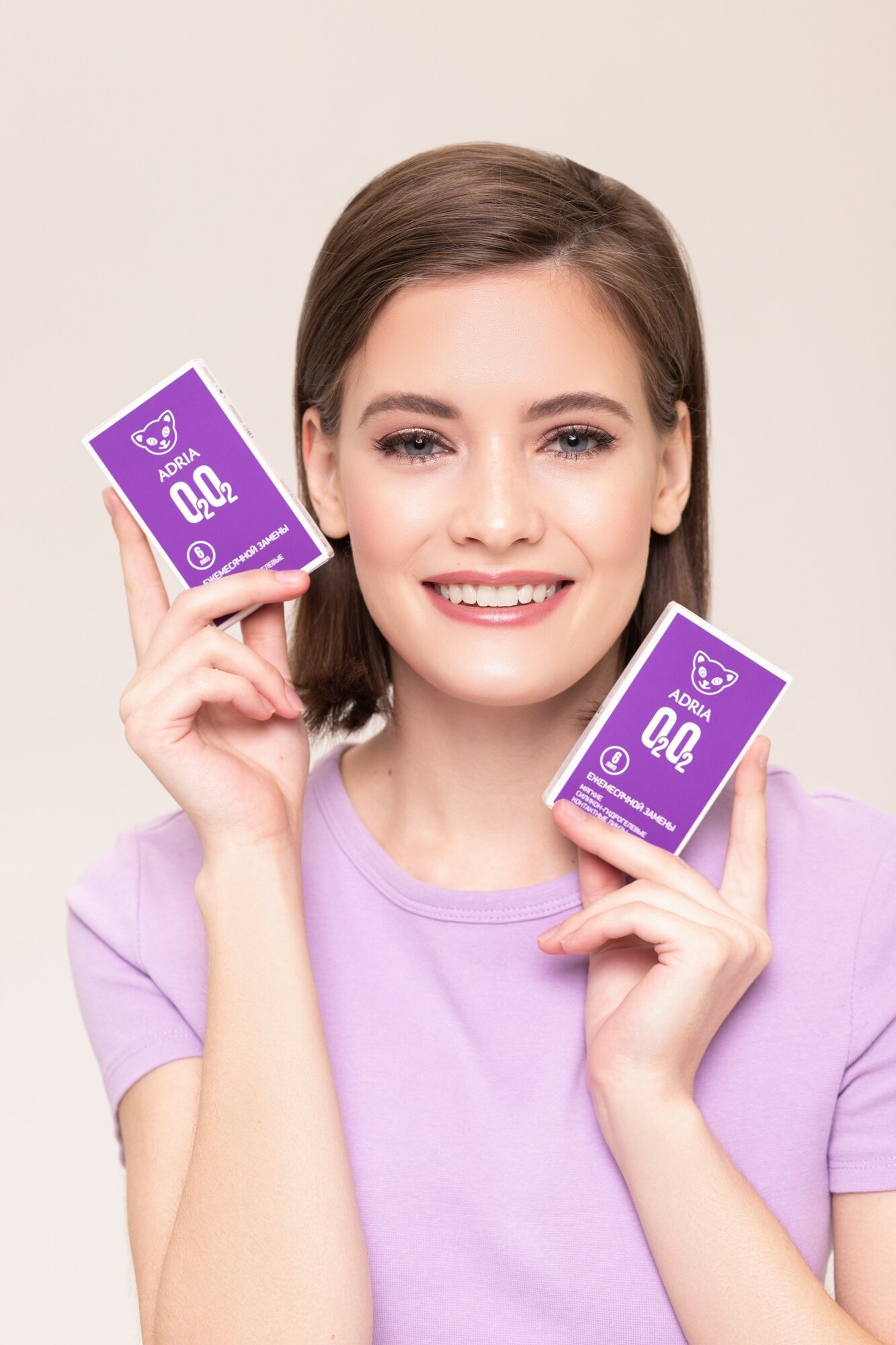 Контактные линзы o2o2 6 шт 8,6, -1,00 Interojo Inc. KR - фото №4