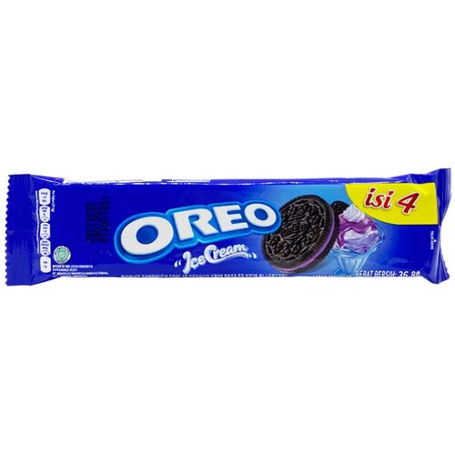 Печенье Oreo со вкусом черничного мороженого, 36,8 г, Индонезия