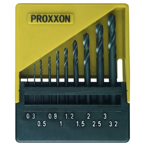 Набор спиральных сверл из быстрорежущей стали, 10 поз. 28874 Proxxon