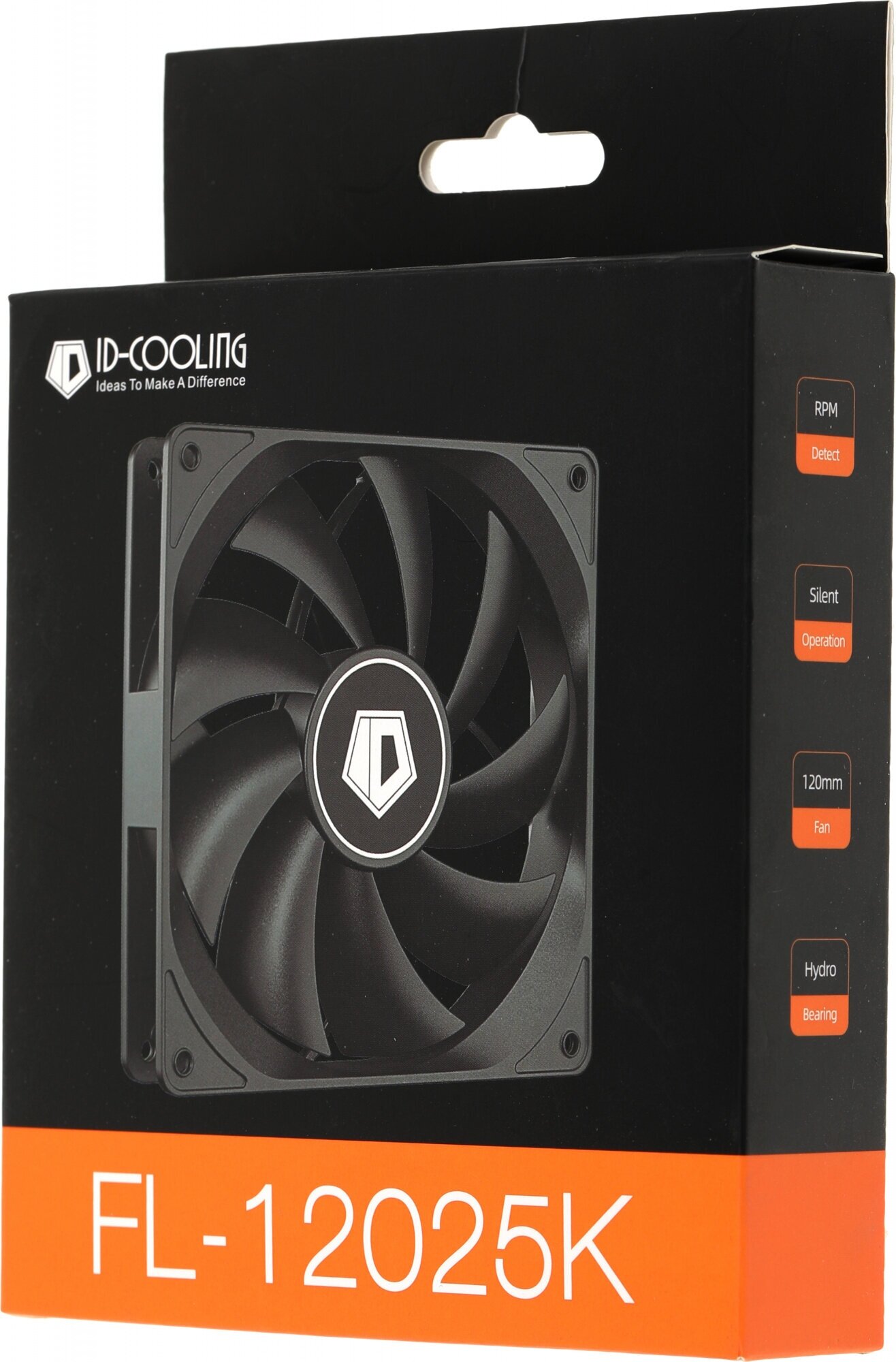 Вентилятор для корпуса Id-cooling FL-12025K 120x120x25мм (FL-12025K)