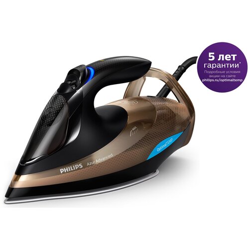 Утюг Philips GC493900 Azur Advanced Global для РФ коричневыйчерныйголубой 230000₽