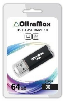 USB флэш-накопитель OLTRAMAX OM064GB30-В BLACK черный