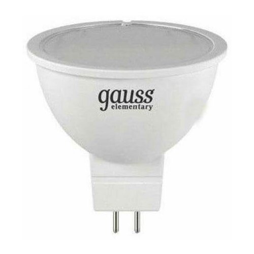 фото Лампа светодиодная gauss gu5.3 11w 6500k матовая 13531