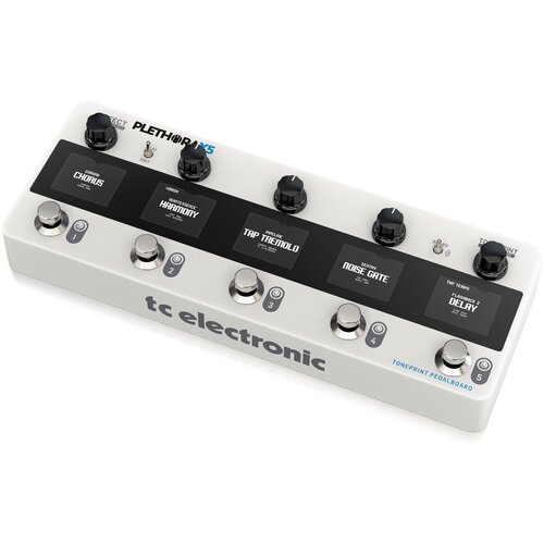 tc electronic plethora x5 процессор эффектов для гитары цепочка из 5 эффектов 127 пресетов TC electronic PLETHORA X5 процессор эффектов для гитары, цепочка из 5 эффектов, 127 пресетов