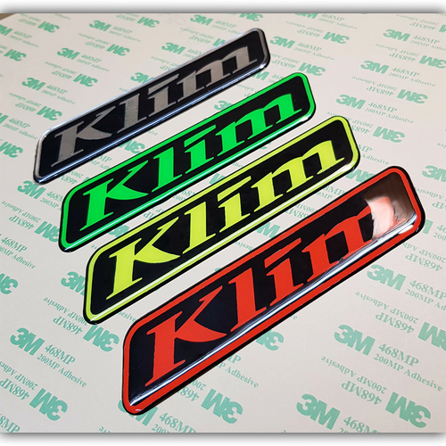 Комплект эмблем KLIM зеленый
