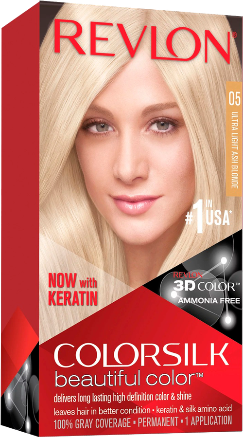 Краска для волос Revlon Colorsilk 05 Ultra Light Ash Blonde
