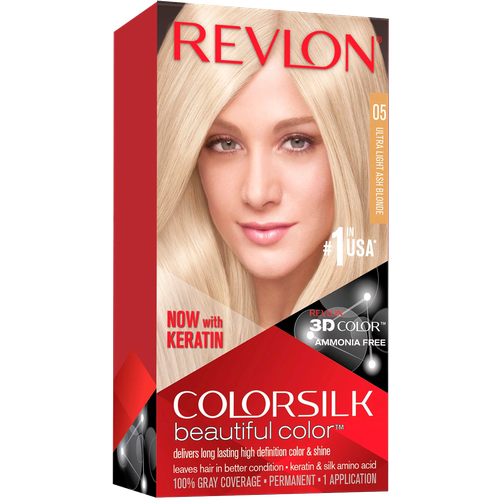 Краска для волос Revlon Colorsilk 05 Ultra Light Ash Blonde