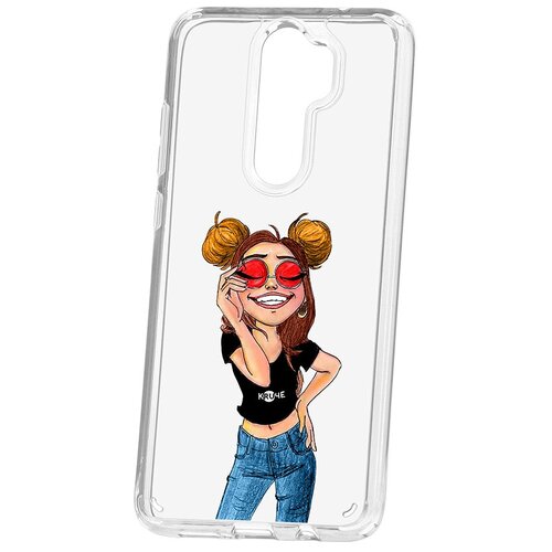фото Чехол на xiaomi redmi note 8 pro kruche print smiling кruче