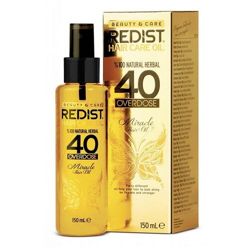 REDIST Professional Питательное масло для волос с 40 видами ценных масел Hair Care Oil OVERDOSE 40, 150 мл