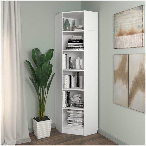 Стеллаж Бетти угловой с надстройкой