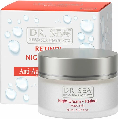 Dr. Sea Night Cream Anti-AgingAnti-Wrinkle Retinol Антивозрастной омолажив. крем с ретинолом, 50 мл.