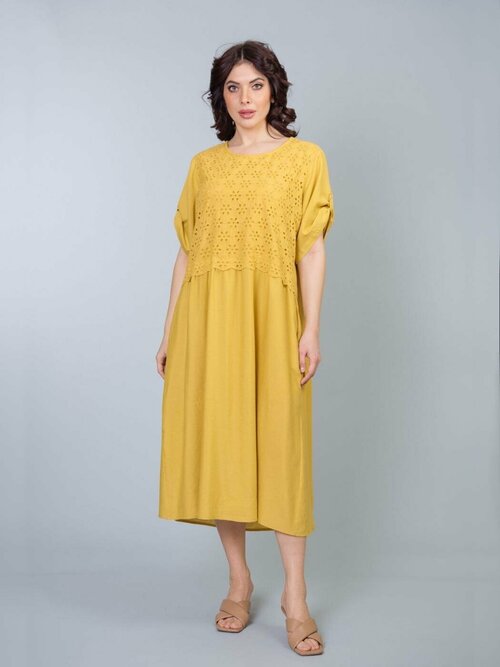Платье размер 3XL, желтый