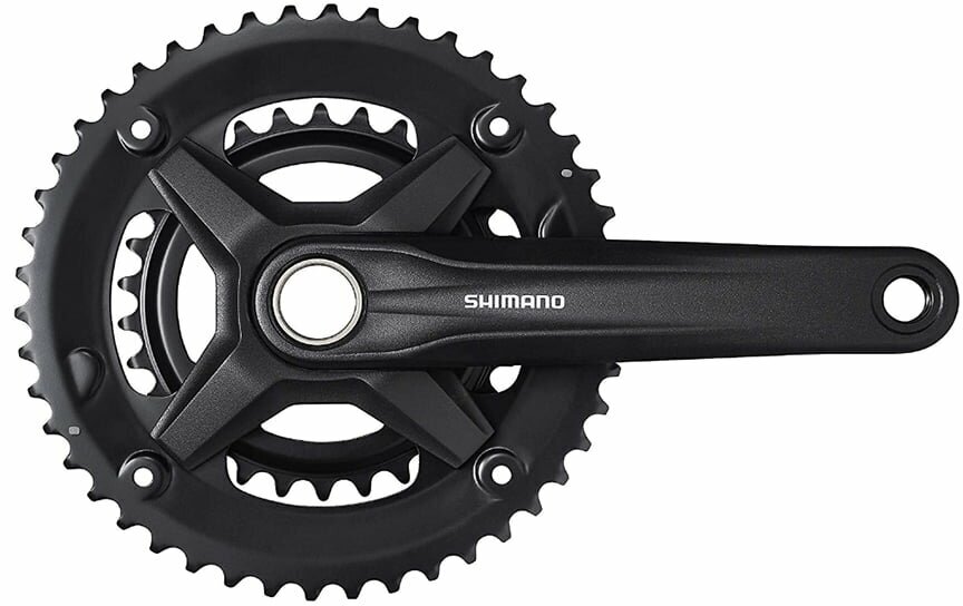 Шатун Shimano MT210 170мм 46/30 для 2*9 ск без защиты черный EFCMT210CX60XL