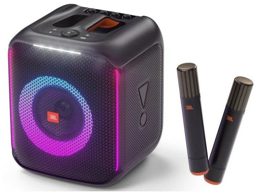 Портативная акустическая система с функцией Bluetooth и световыми эффектами JBL Party Box Encore Essential Bluetooth Speaker черная - фото №7