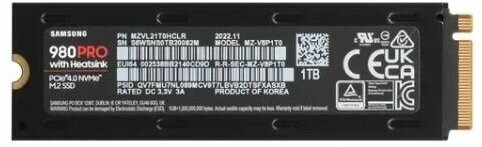Накопитель SSD Samsung 980 PRO 1TB (MZ-V8P1T0C) - фото №9
