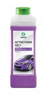 Автошампунь для б/мойки Grass Active Foam Gel + активная пена 1 л GRASS 113180 | цена за 1 шт