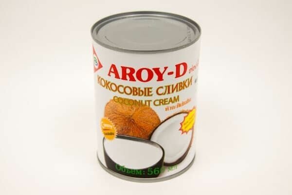 Сливки кокосовые Aroy-D 70% 560мл Thai Agri Foods - фото №13