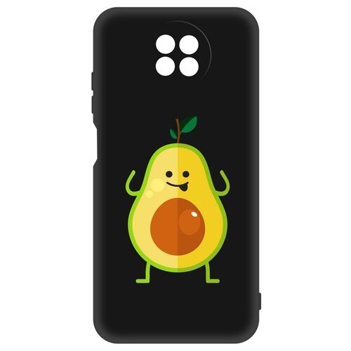 Чехол-накладка Krutoff Soft Case Авокадо Веселый для Xiaomi Redmi Note 9t черный чехол накладка krutoff soft case авокадо веселый для xiaomi redmi 12 черный